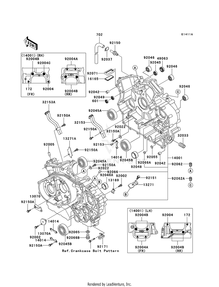 Crankcase (R2-R5) Schematic