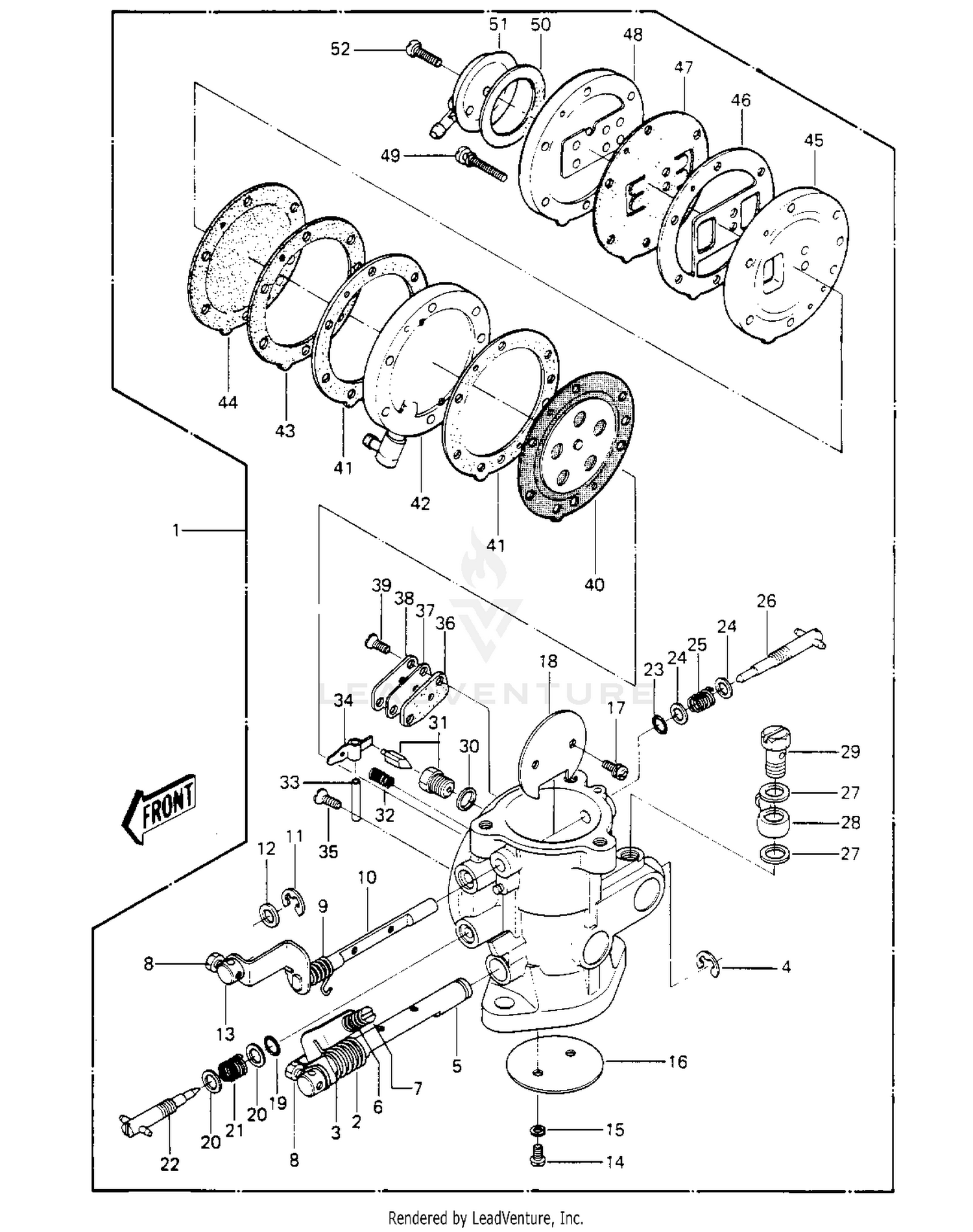 CARBURETOR  ('84-'86 JS440-A8/A9/A1