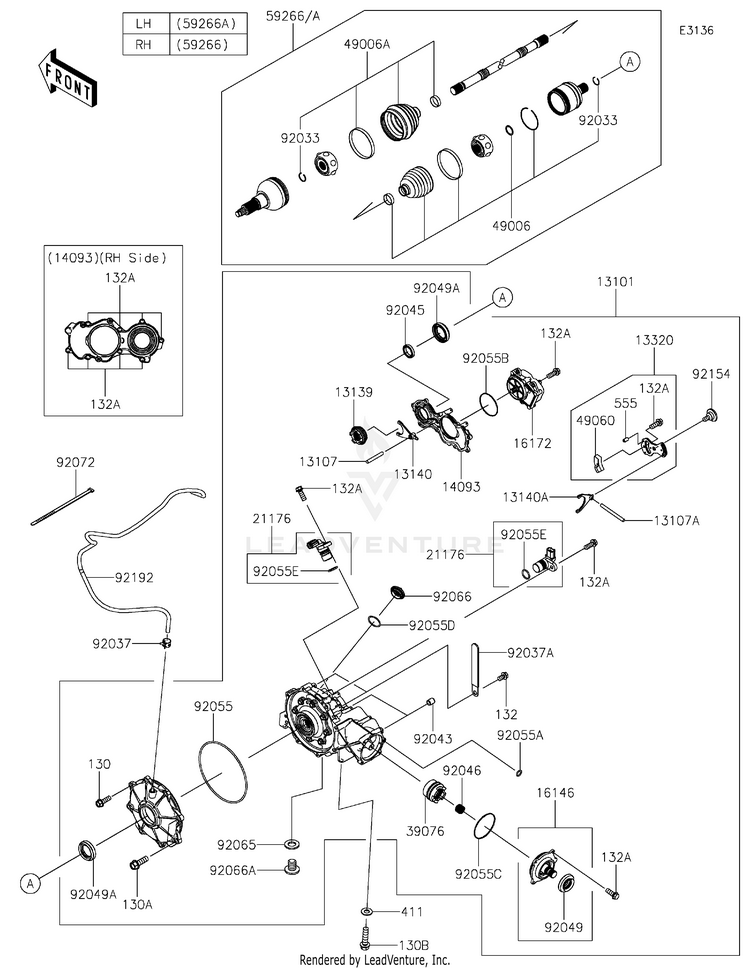 Drive Shaft-Front Schematic