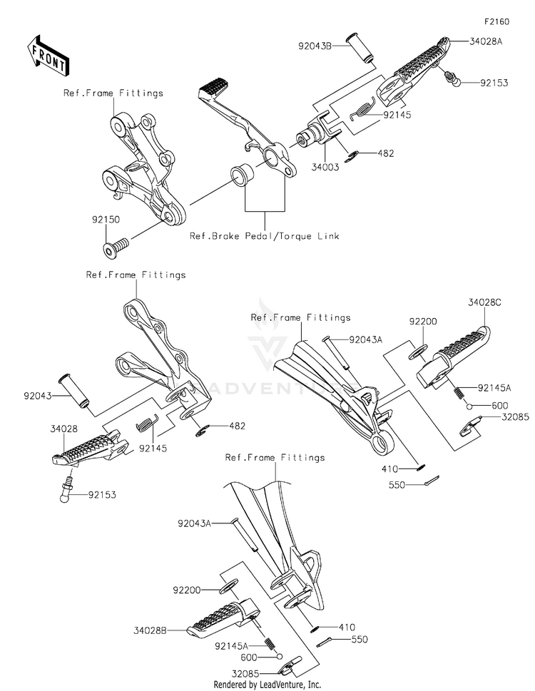 Footrests Schematic