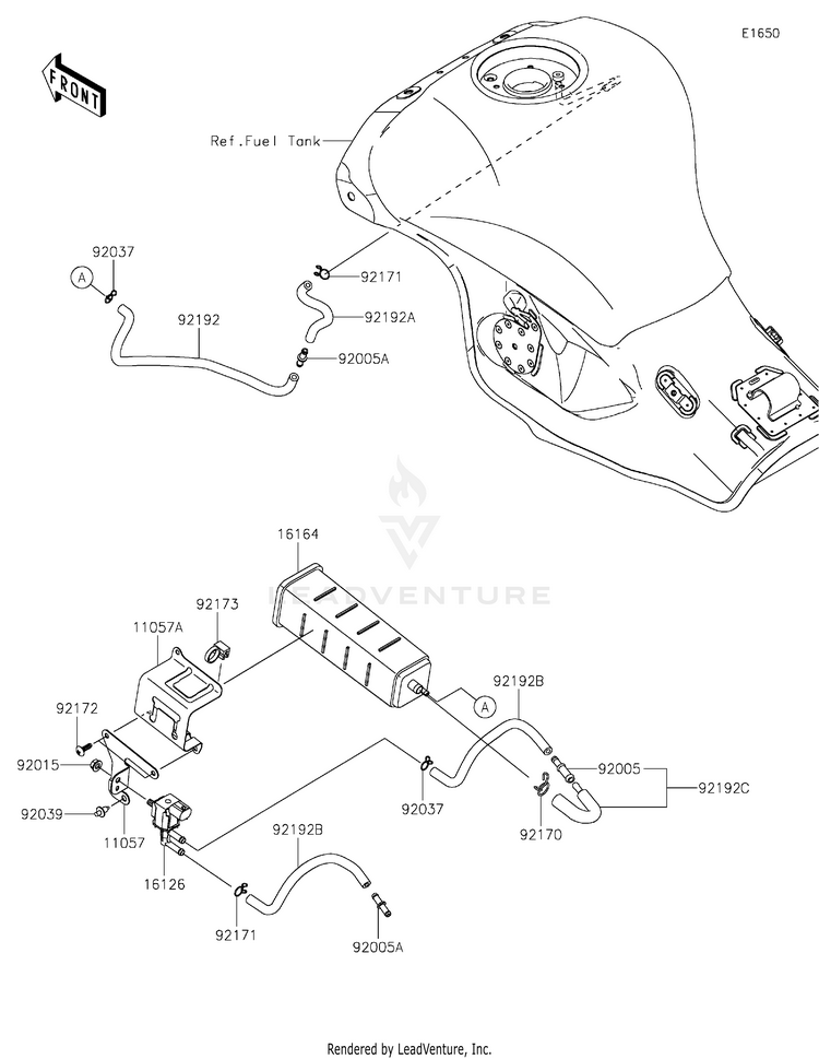 Fuel Evaporative System(Ca) Schematic