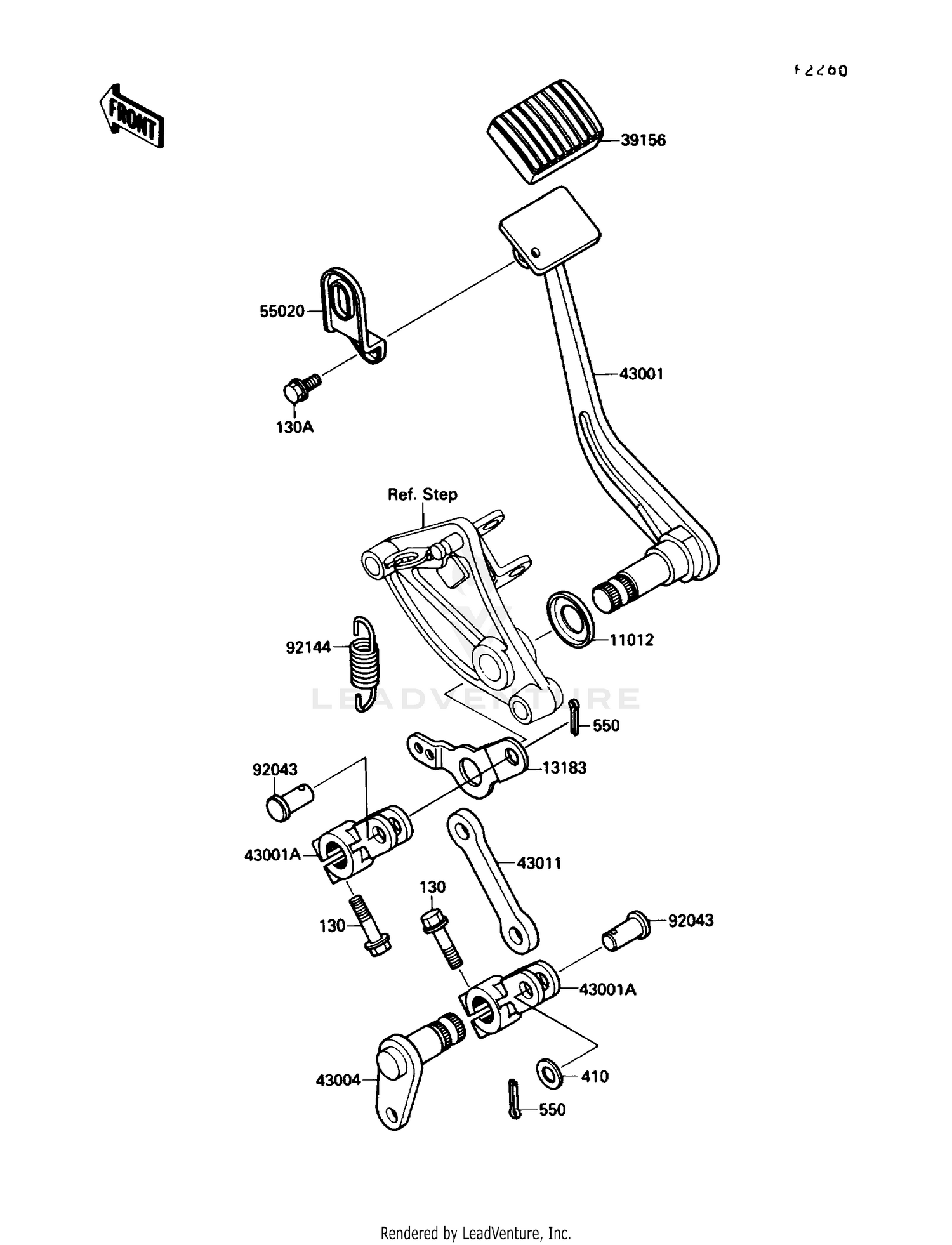 BRAKE PEDAL/TORQUE LINK
