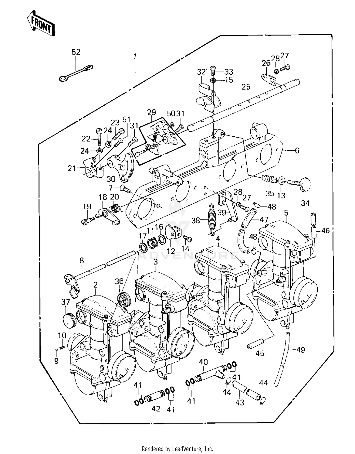 CARBURETOR ASSY ('80-'81 A1/A2)