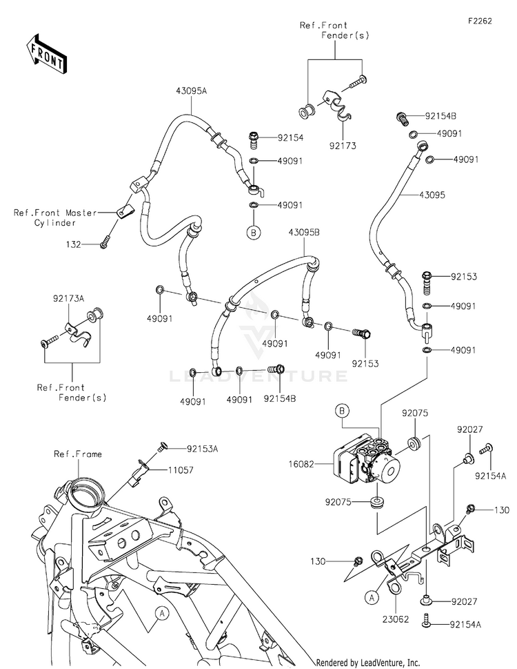 Brake Piping Schematic
