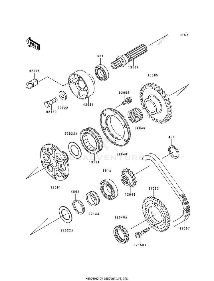 Generator Shaft Schematic