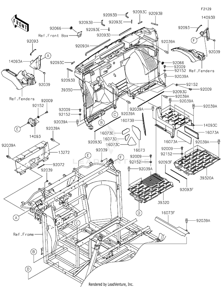 Frame Fittings(Front) Schematic