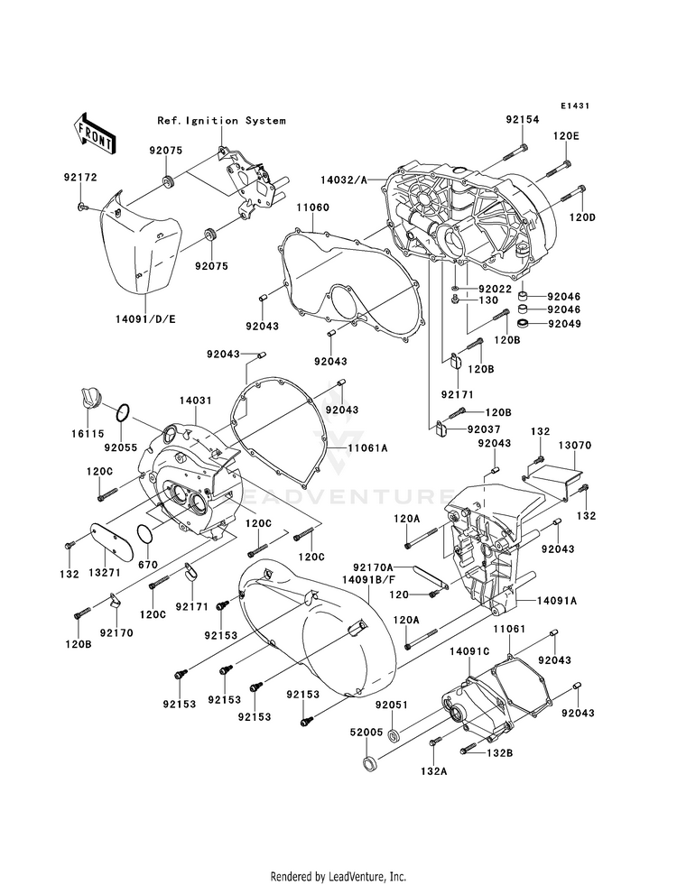 Engine Cover(S) Schematic