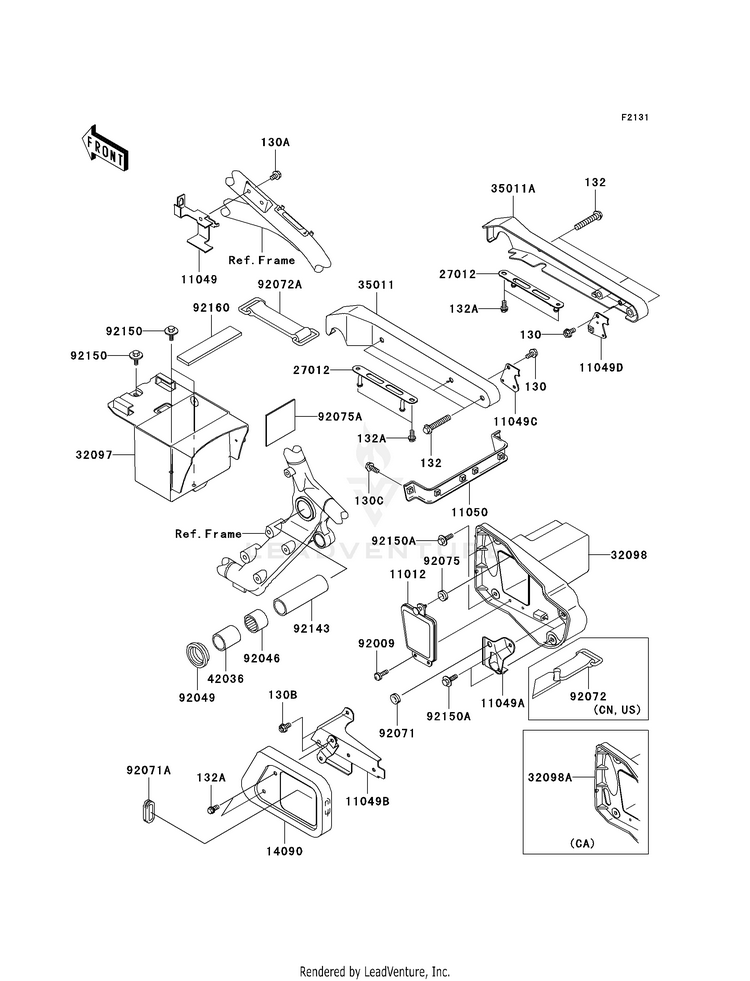 Frame Fittings Schematic