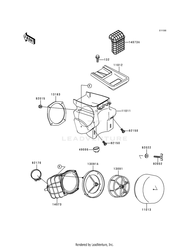 1993 Kawasaki KDX200 OEM Parts