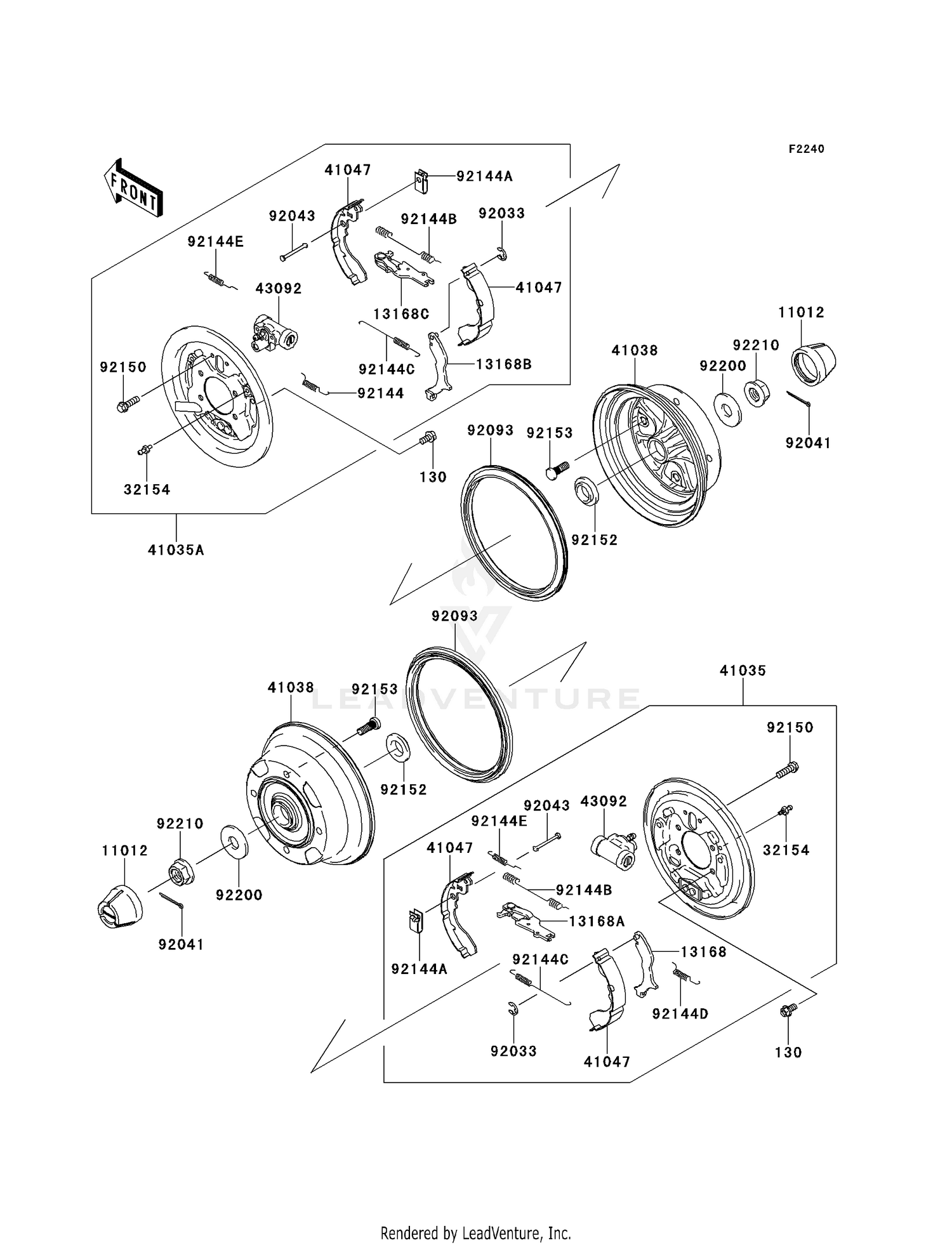 REAR HUBS/BRAKES