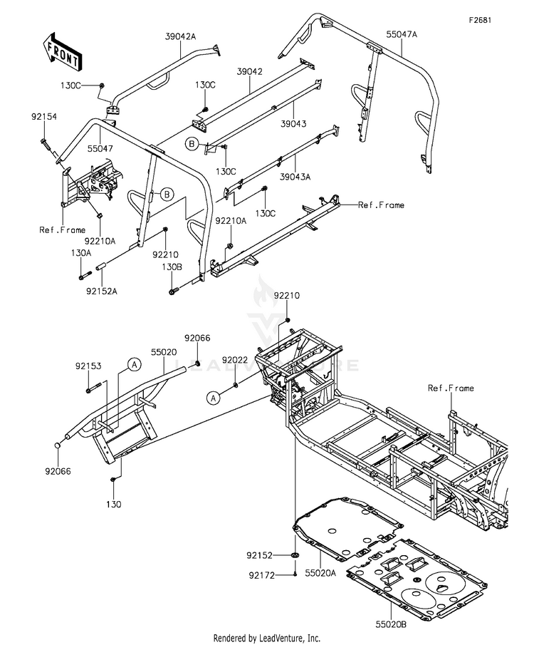 Guards/Cab Frame Schematic
