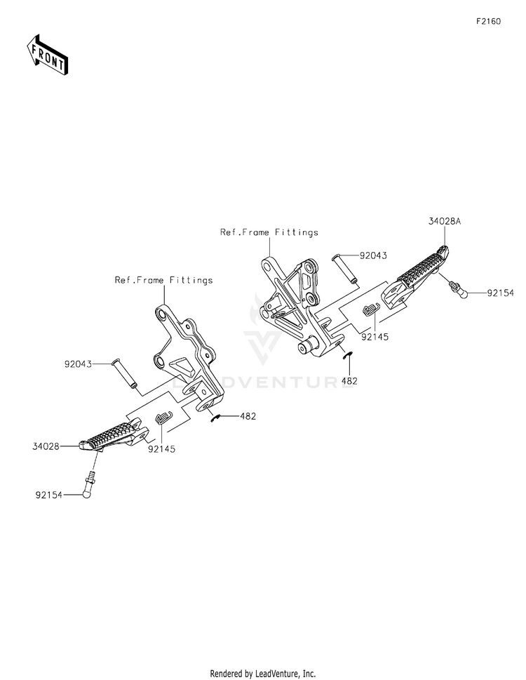 Footrests Schematic