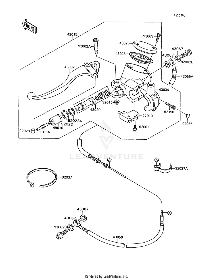 Clutch Master Cylinder Schematic