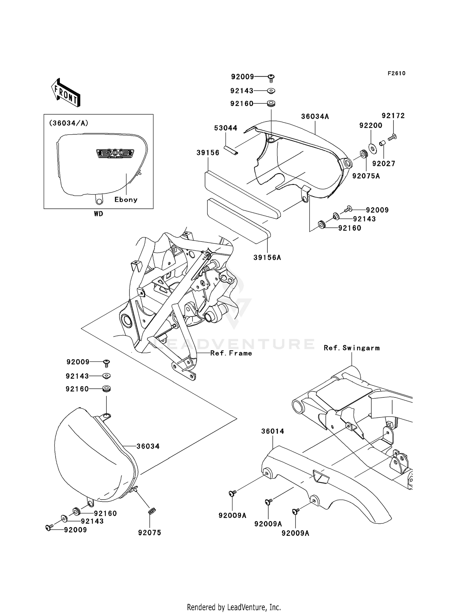 SIDE COVERS/CHAIN COVER (ACFA)