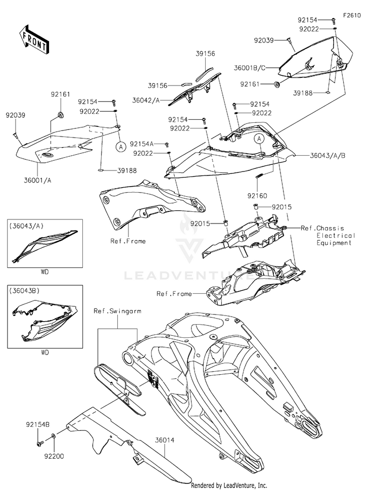 Side Covers/Chain Cover Schematic