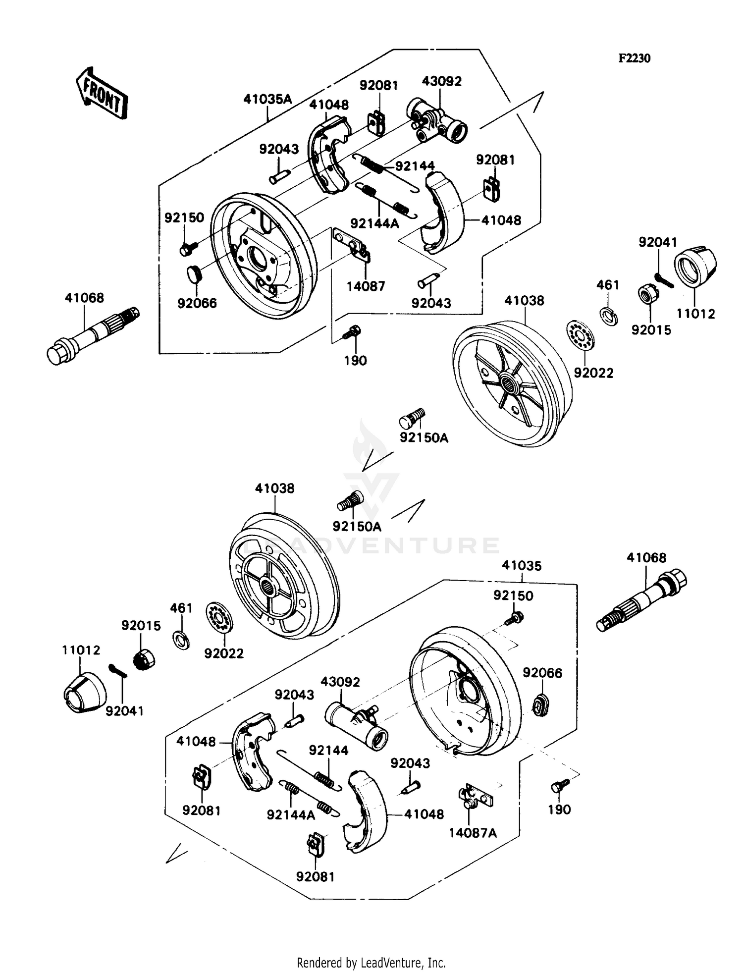FRONT HUB