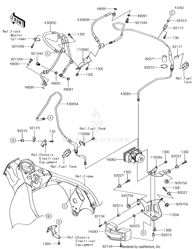 Brake Piping Schematic