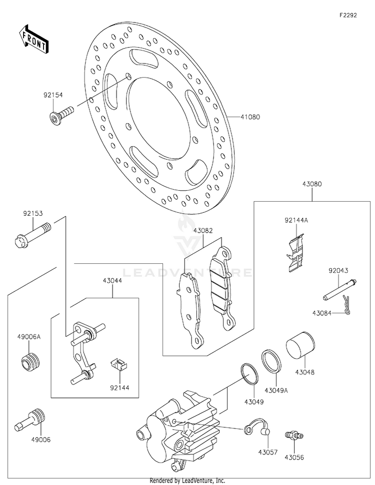 Front Brake Schematic