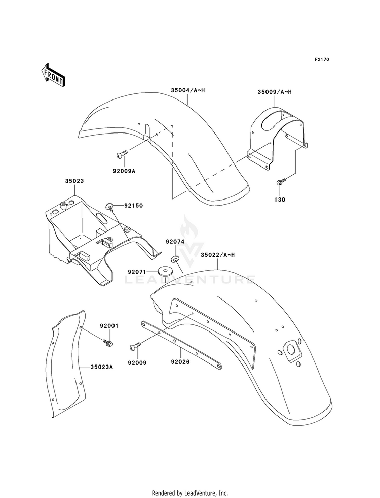 Fenders (Vn800-B1/B2/B3) Schematic