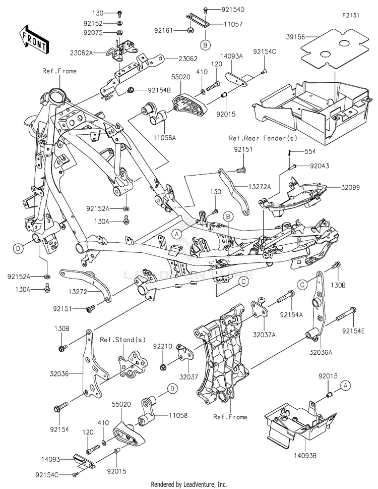 Frame Fittings Schematic
