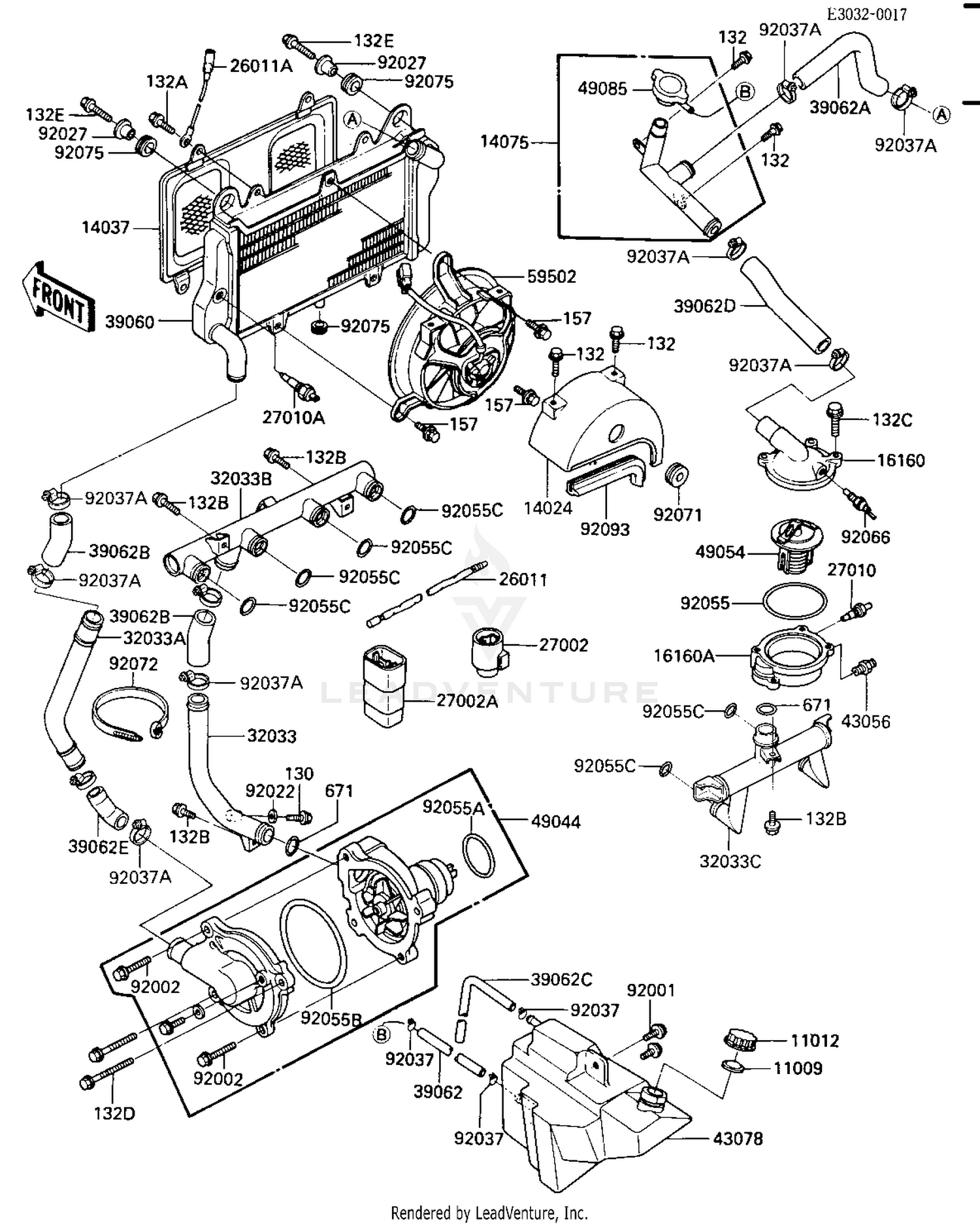 RADIATOR/FAN/WATER PUMP