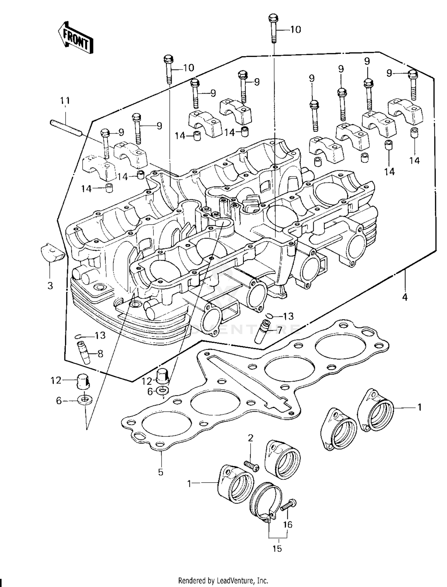 CYLINDER HEAD ('80 H1)