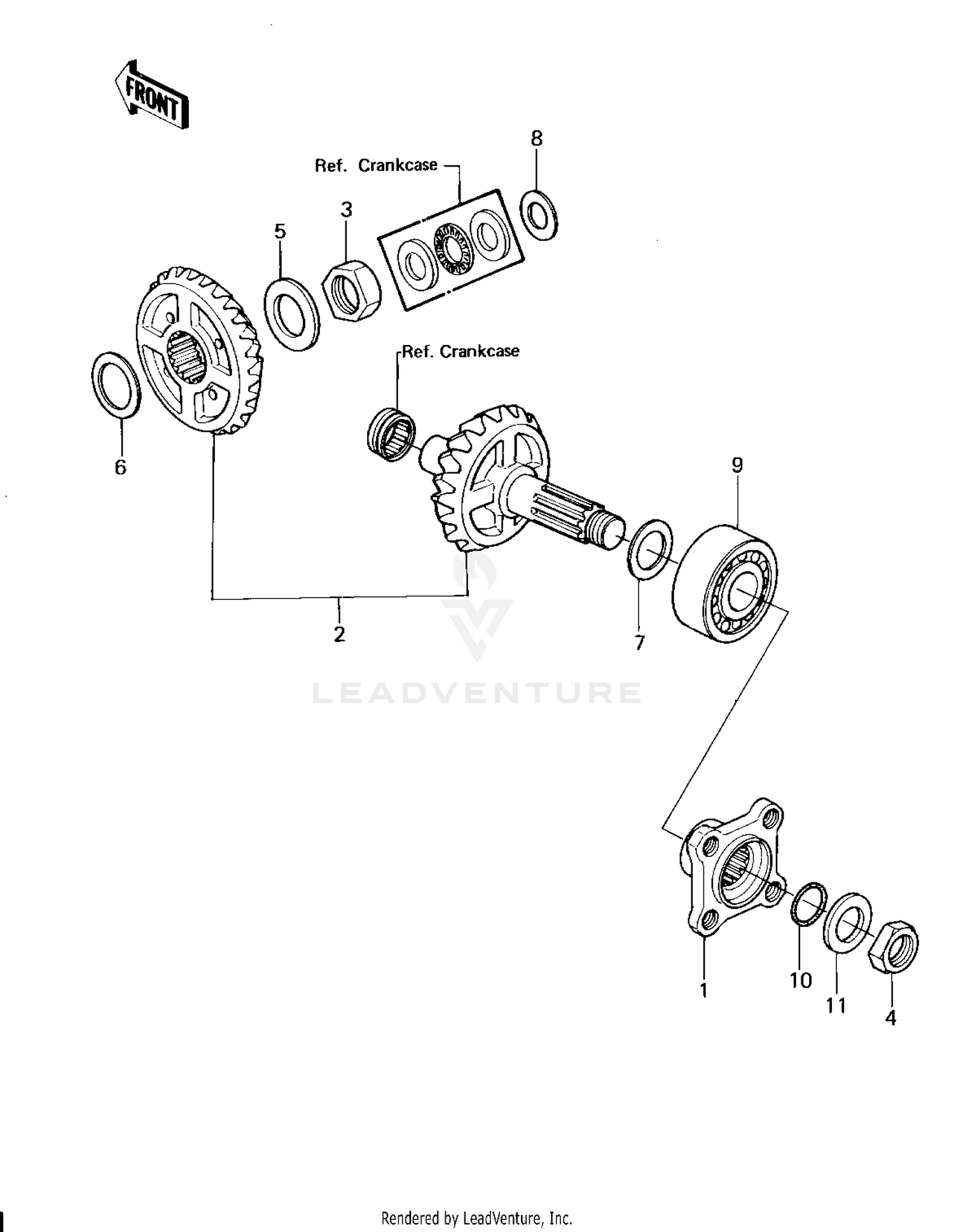 FRONT BEVEL GEARS
