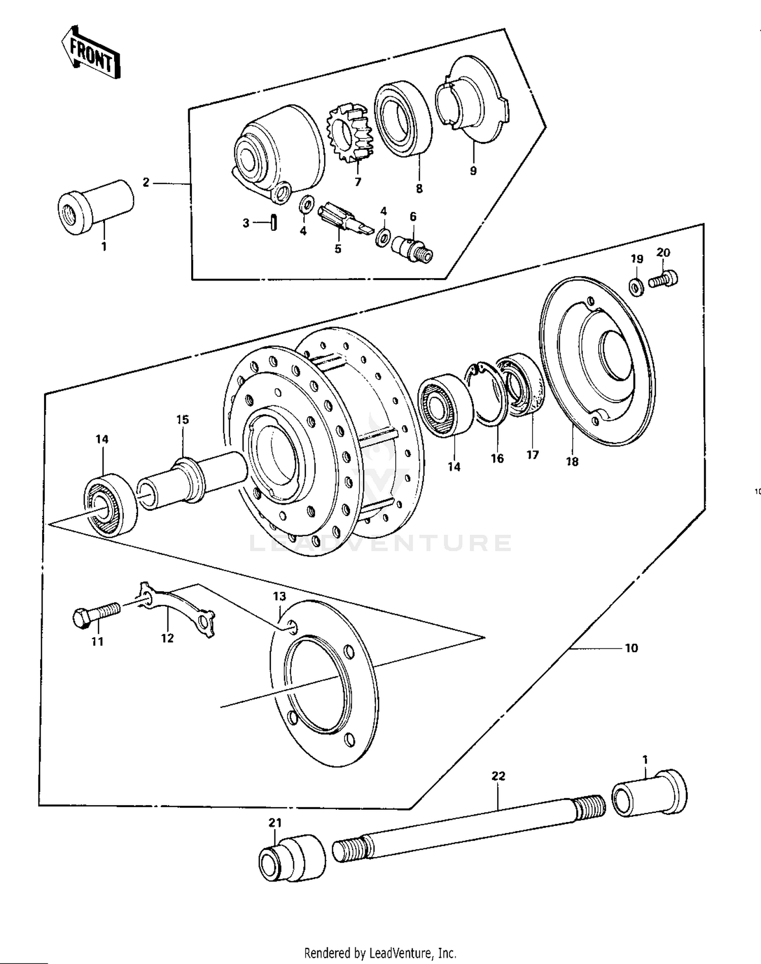 FRONT HUB