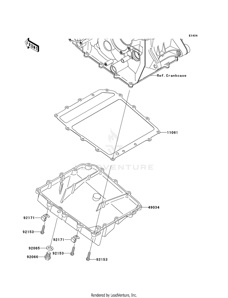 Oil Pan Schematic
