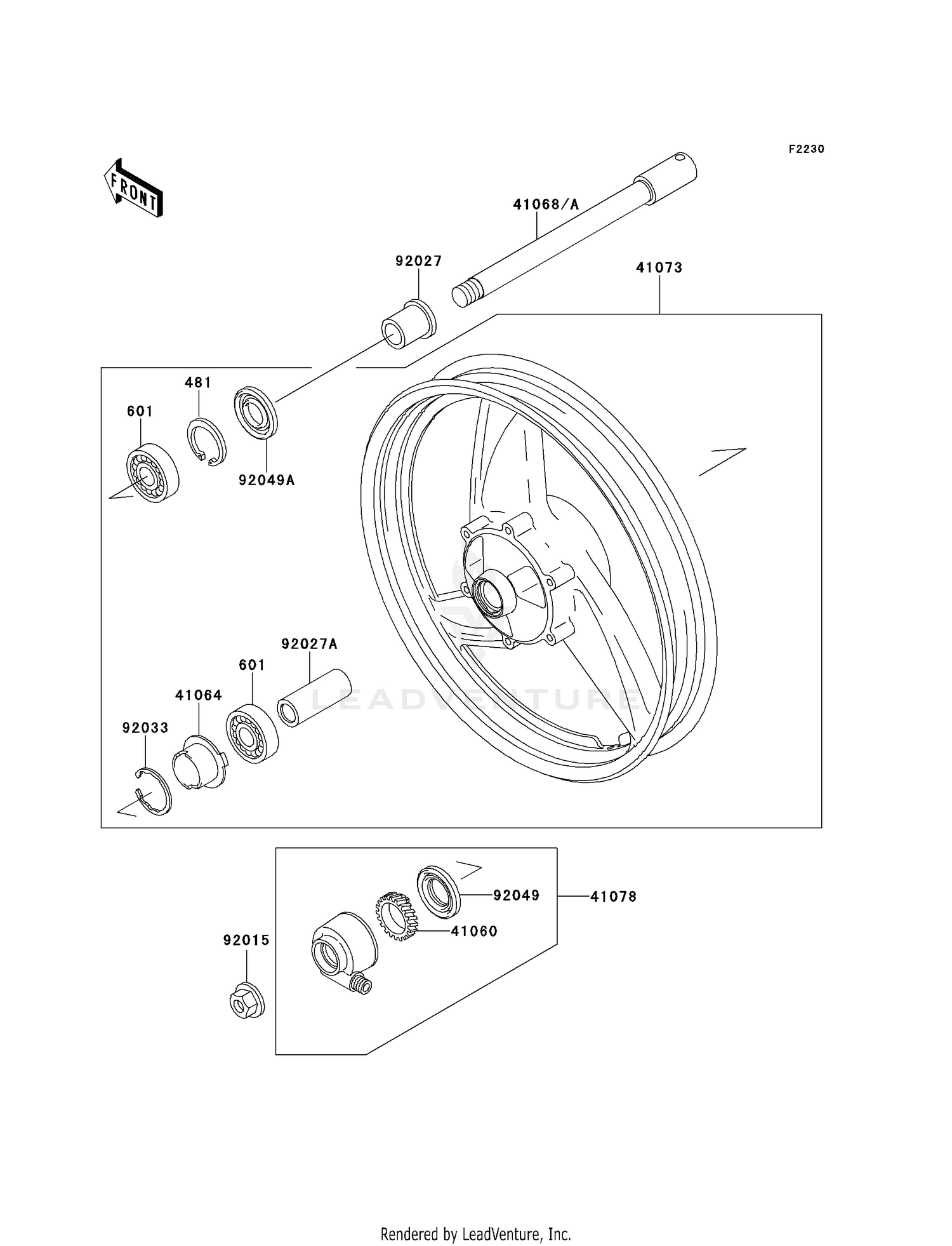 FRONT HUB
