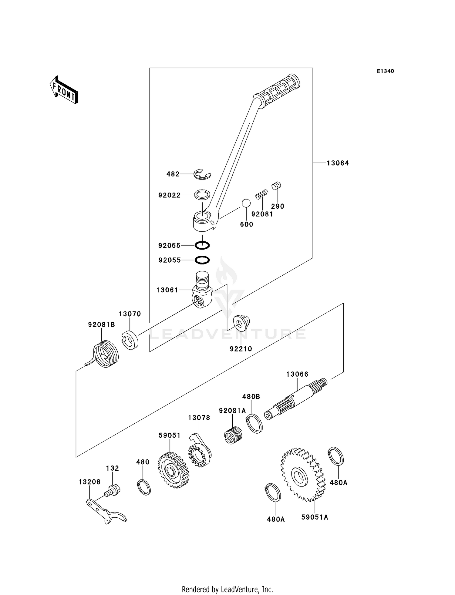 KICKSTARTER MECHANISM