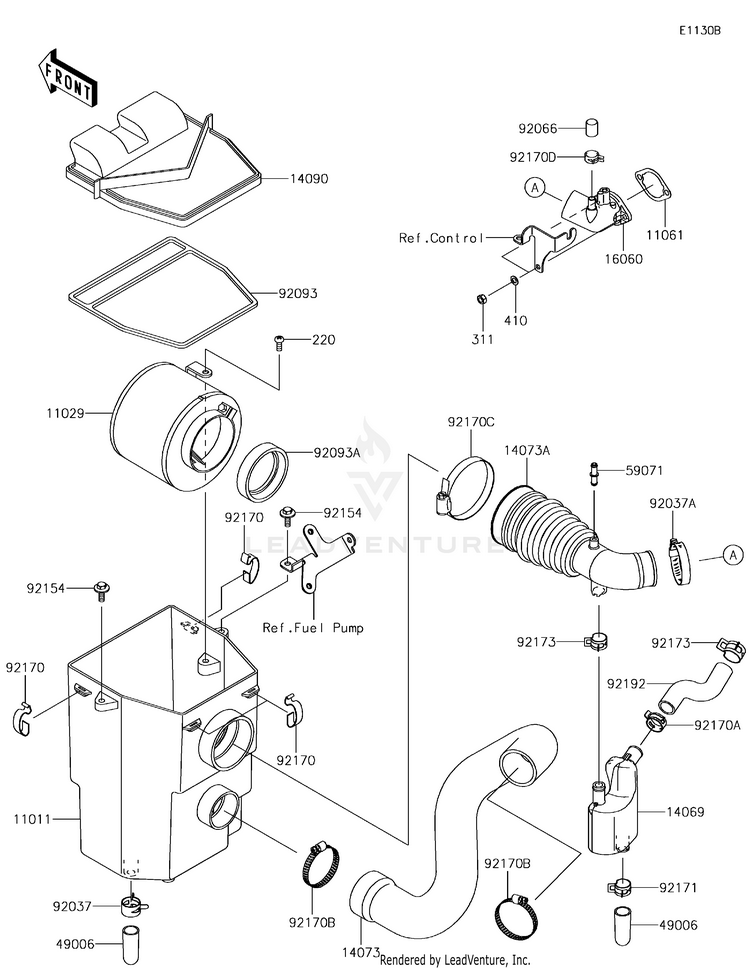 Air Cleaner(Kkf) Schematic