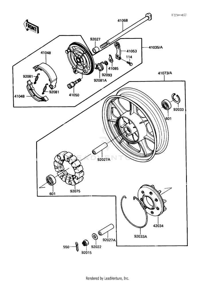 Rear Wheel/Chain Schematic