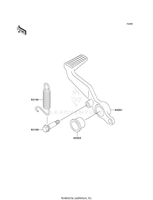 Brake Pedal/torque Link Schematic