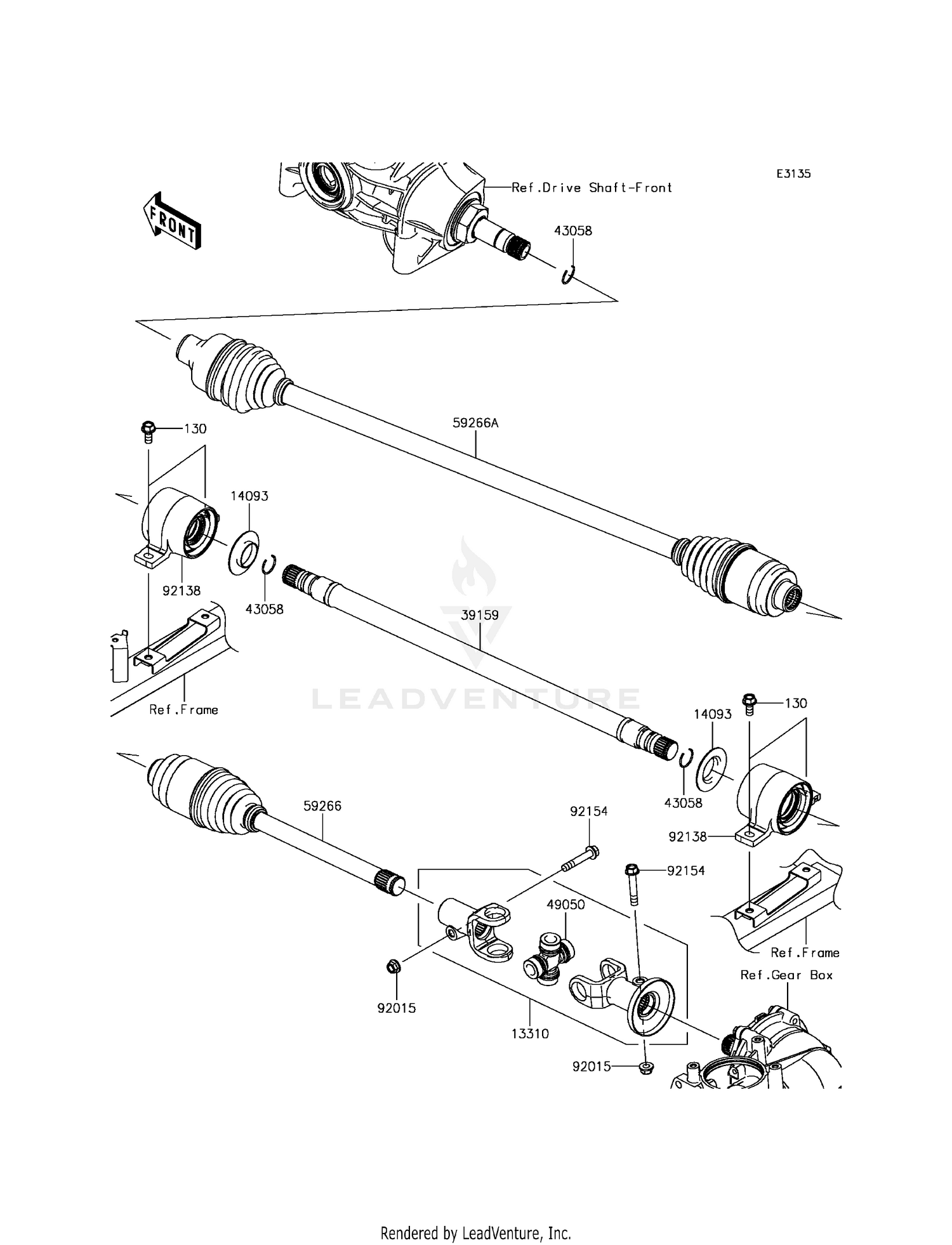 DRIVE SHAFT-PROPELLER