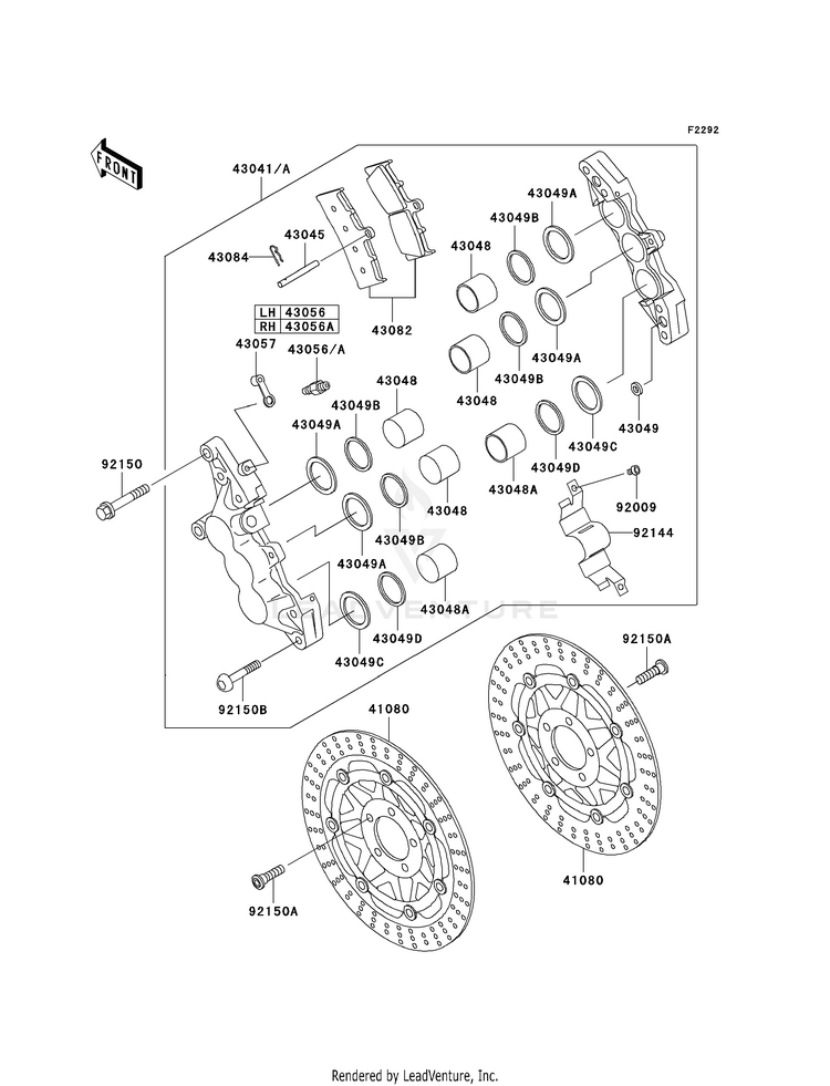 Front Brake Schematic