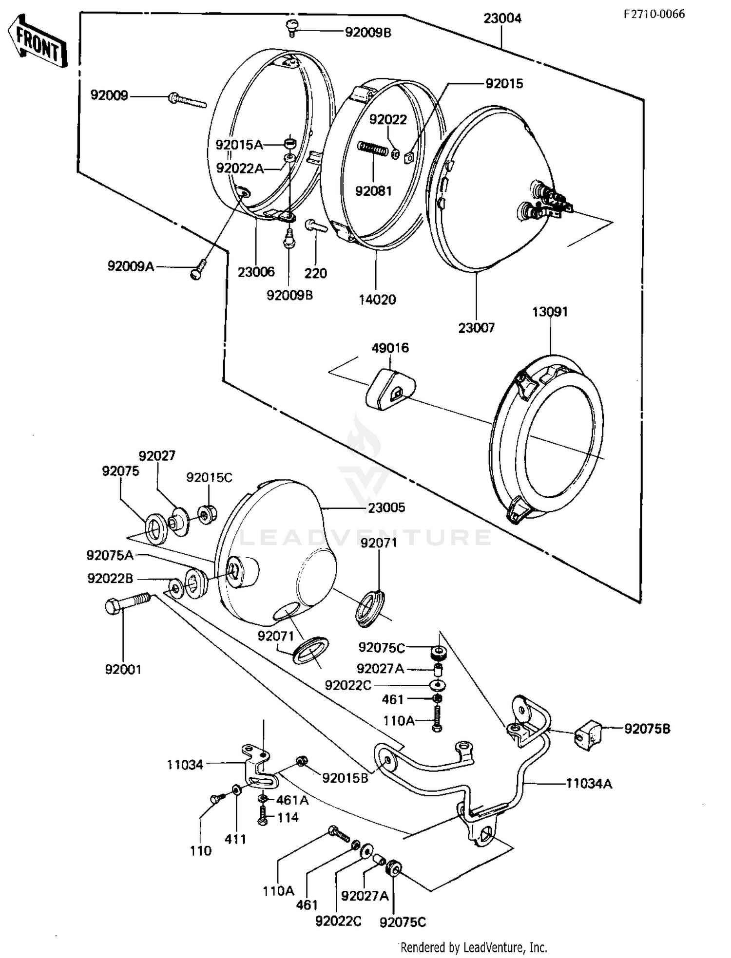 HEADLIGHT (KZ1000-M1)