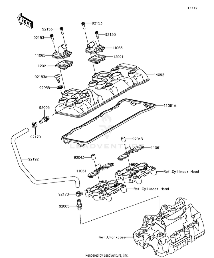 Cylinder Head Cover Schematic