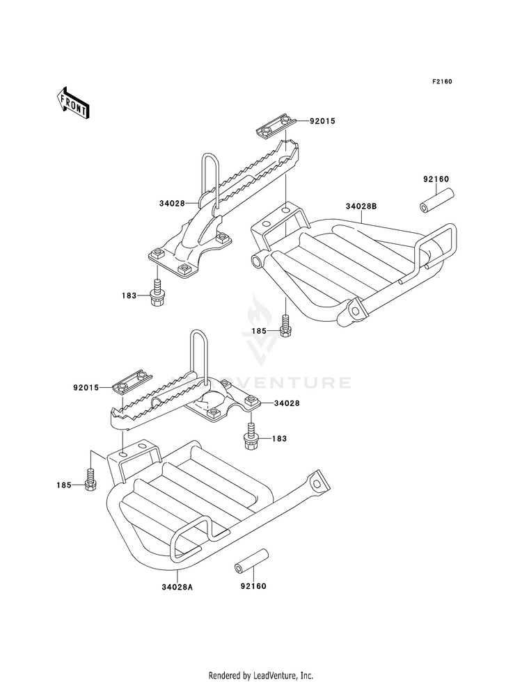 Footrests Schematic
