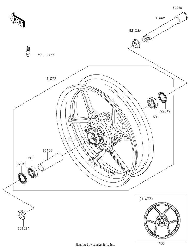 Front Wheel Schematic