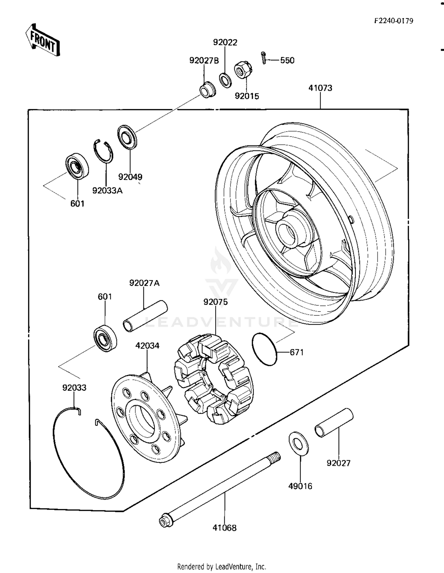 REAR WHEEL/HUB