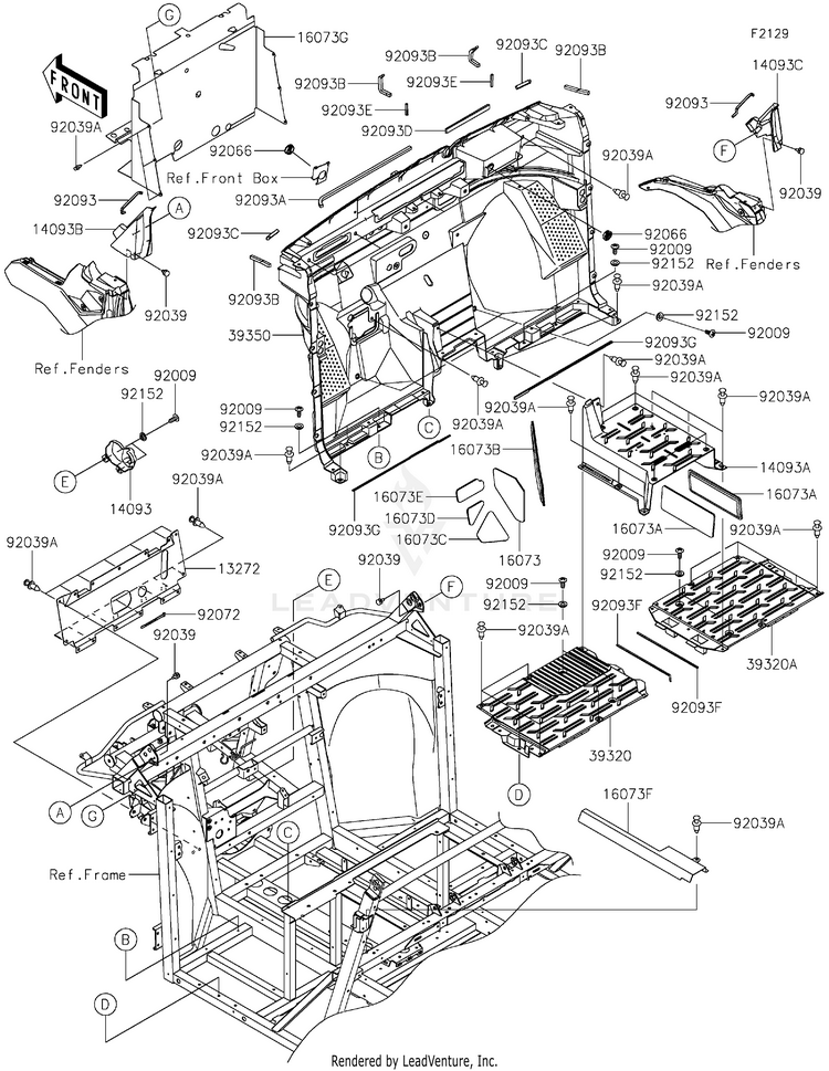 Frame Fittings(Front) Schematic