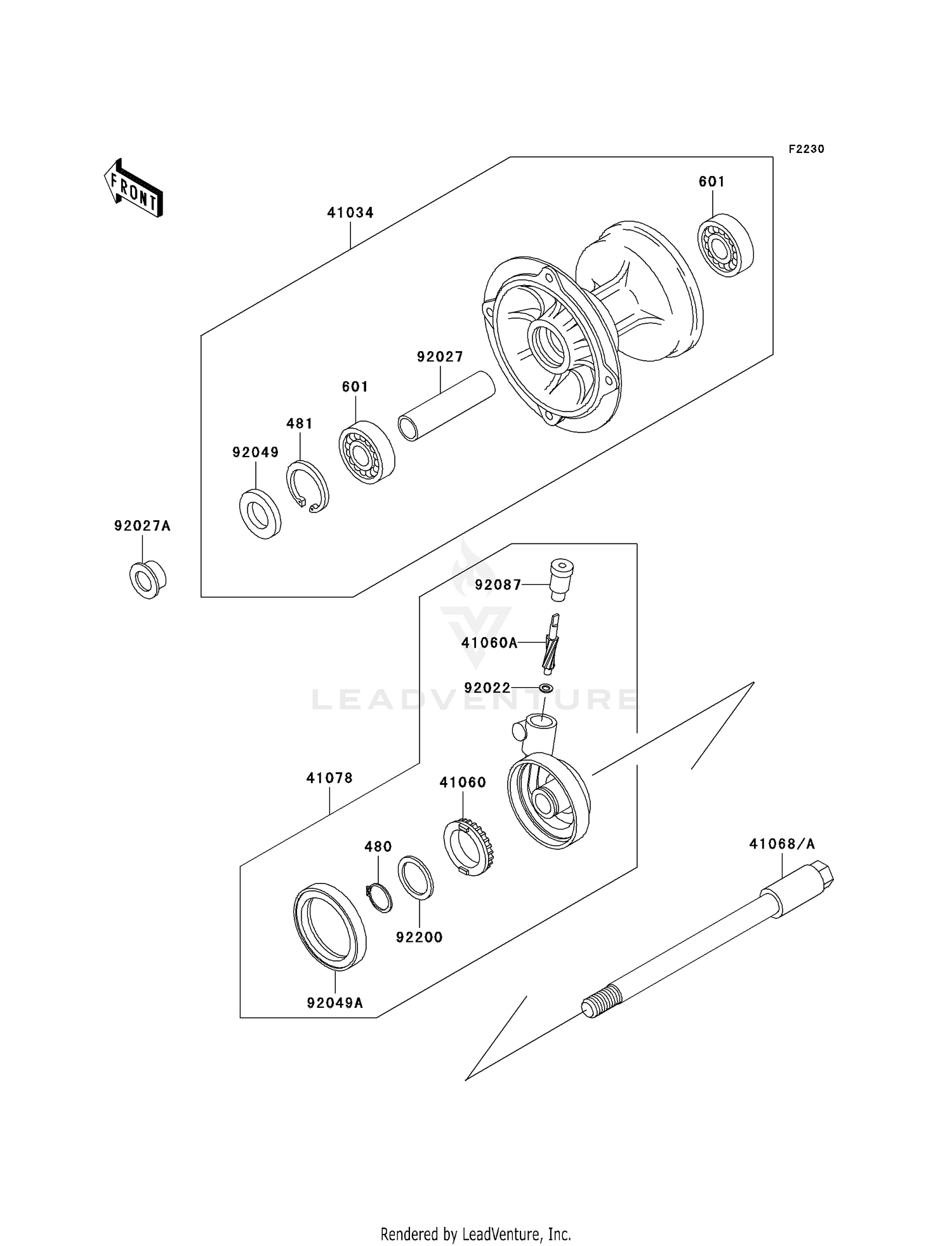 FRONT HUB