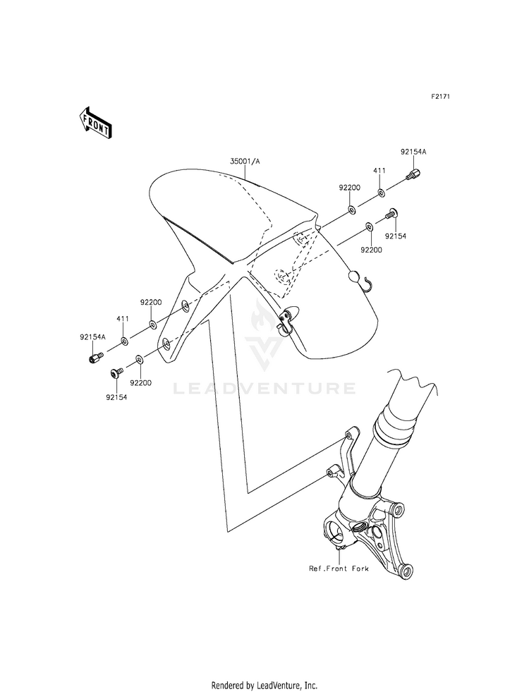Front Fender(S) Schematic
