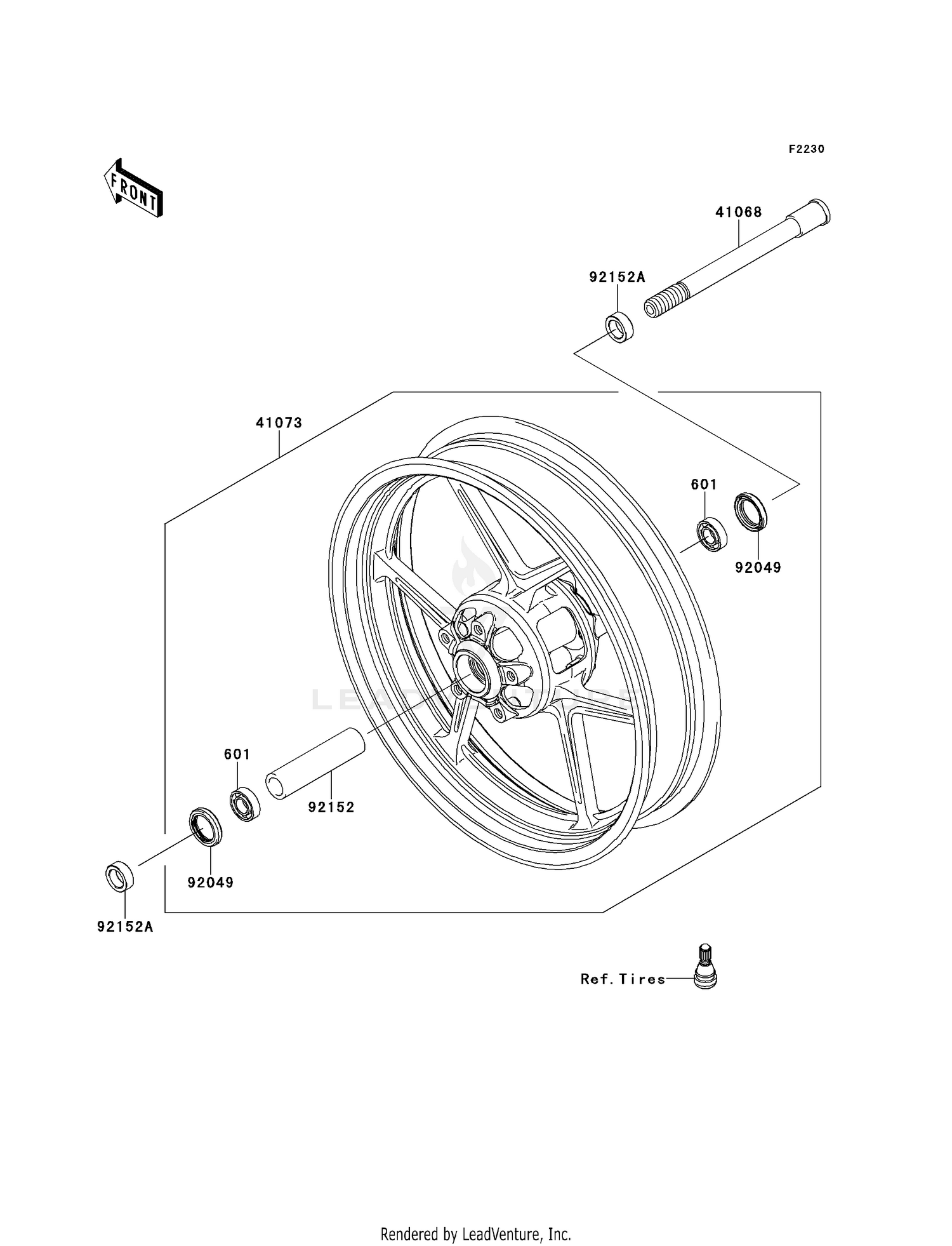 FRONT HUB