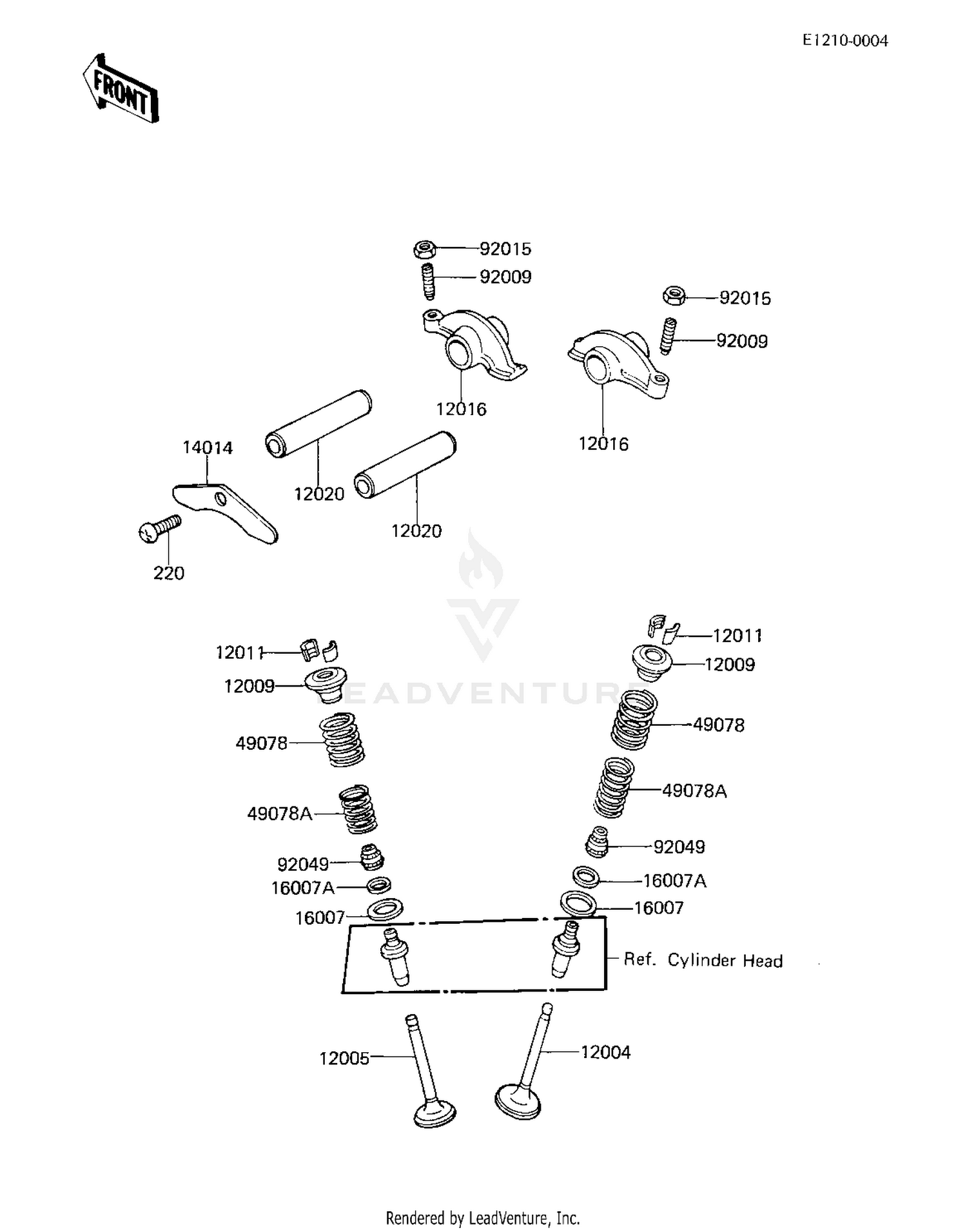 ROCKER ARMS/VALVES ('81 D2)