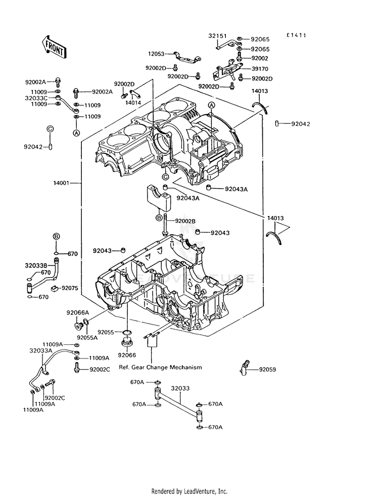 Crankcase Schematic
