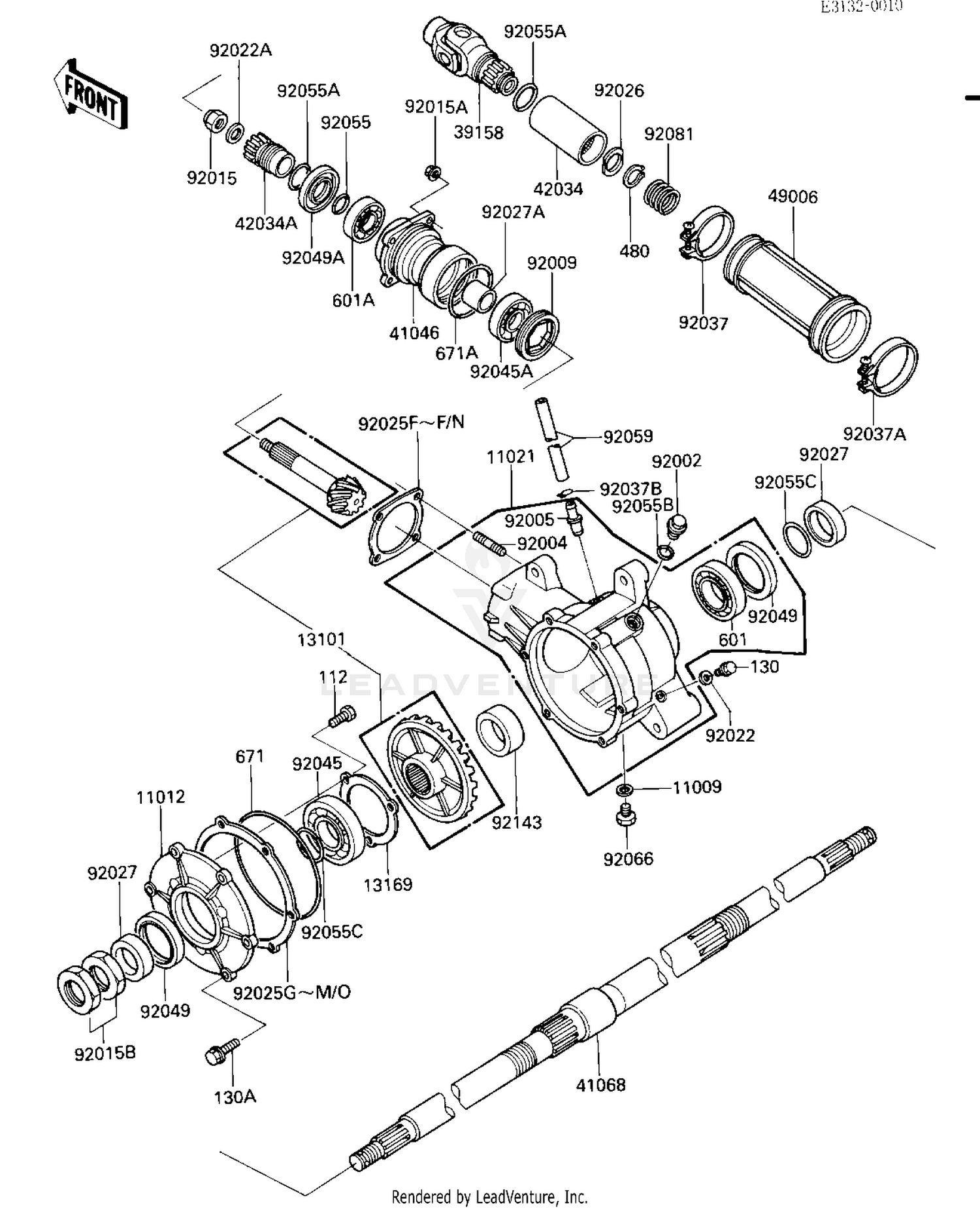 DRIVE SHAFT/FINAL GEARS/REAR AXLE