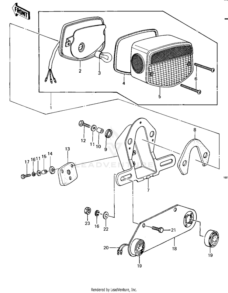 Tailight ('79-'81 C2/C3/C4) Schematic