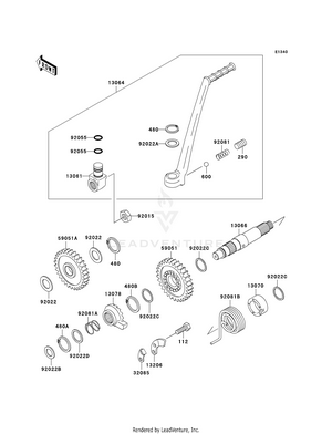 Kickstarter Mechanism Schematic